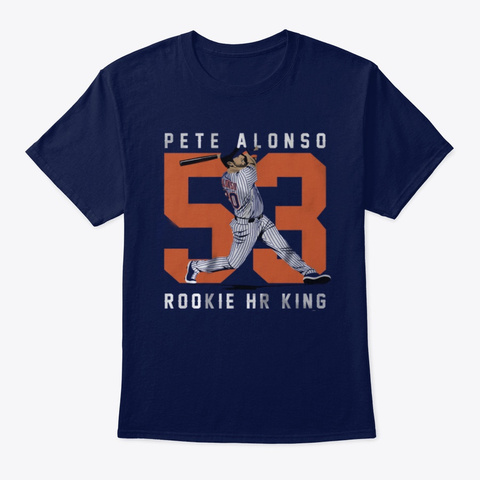 #Rookie Home Run King T Shirt Navy T-Shirt Front