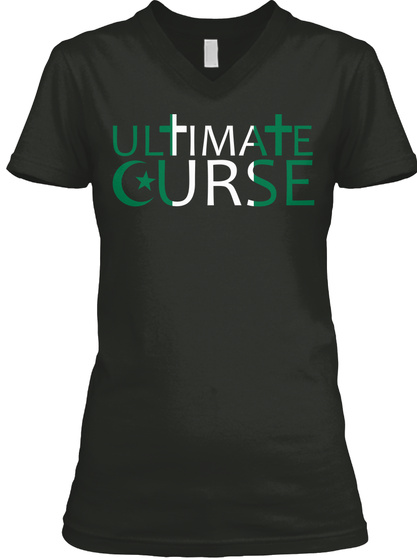The Ultimate Curse On Mankind Black T-Shirt Front