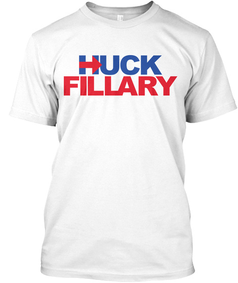 Huck Fillary White T-Shirt Front