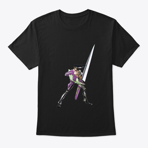 Shaman King Anime Black T-Shirt Front