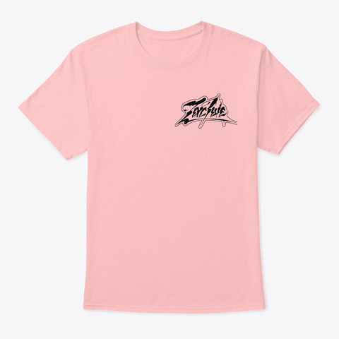 Zac Ivie Tee 1  Pale Pink T-Shirt Front