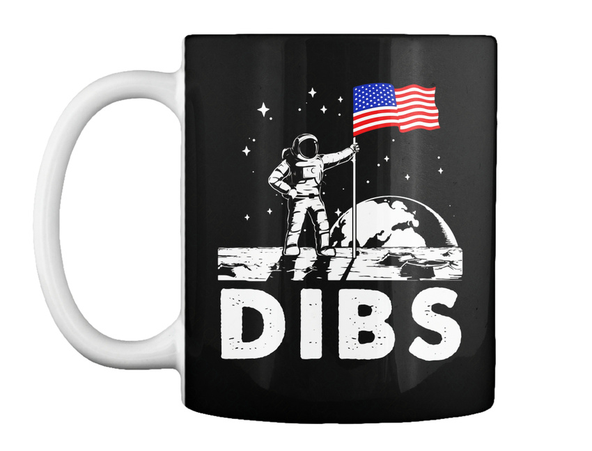Gift Mug Flag Astronaut Space Agency NASA 