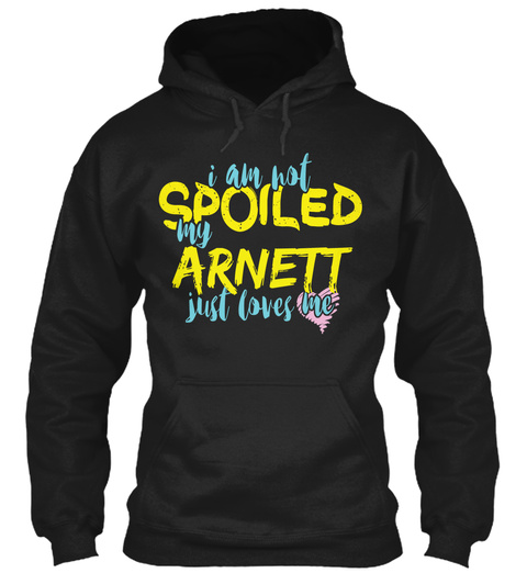 Arnett
 Black T-Shirt Front