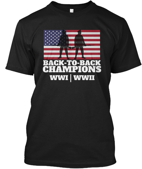 back to back world war champs t shirt
