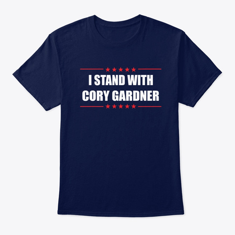 Cory Gardner T Shirts Navy T-Shirt Front