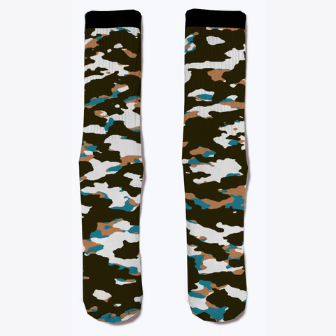Military Camouflage   Arctic Tundra I Standard áo T-Shirt Front