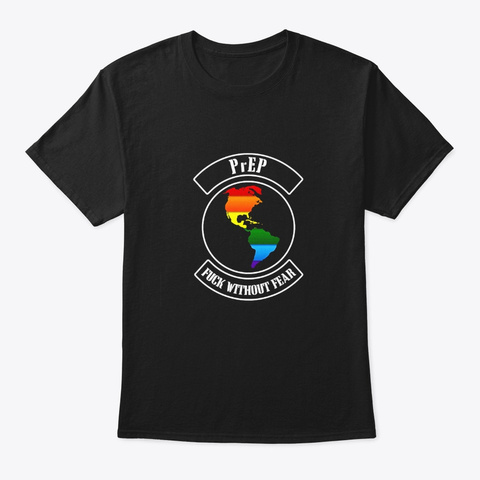 Unisex Prep Hiv Fun Awareness Lgbt Black T-Shirt Front