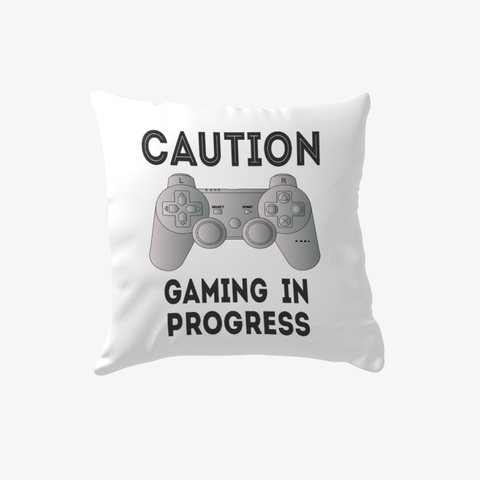 Gamer Console Lover White T-Shirt Front