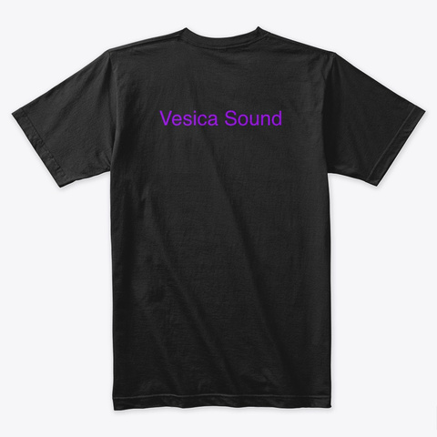 Vesica Sound Gear Black T-Shirt Back