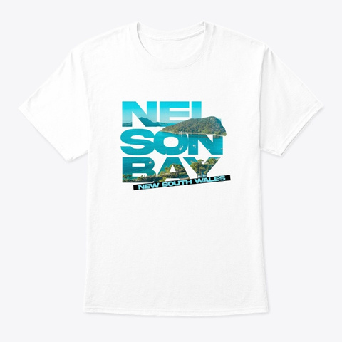 Nelson Bay Dolphin Swim Port Stephen Fhn White T-Shirt Front
