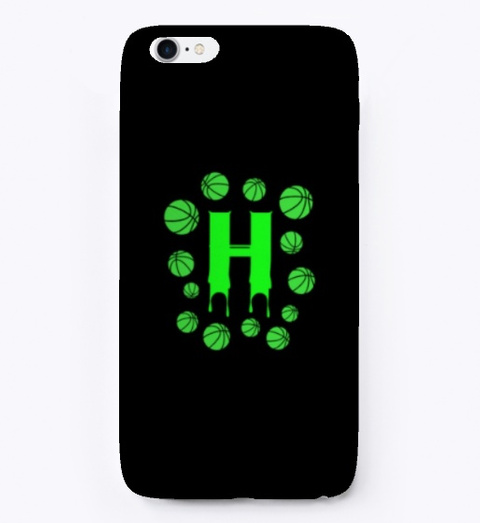 Hainesville Hoopers Iphone Case Black T-Shirt Front