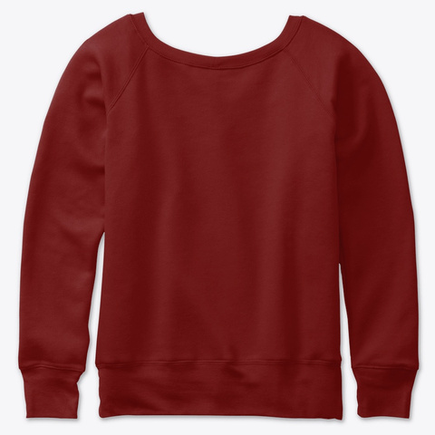 Gym Rat Dark Red Triblend T-Shirt Back