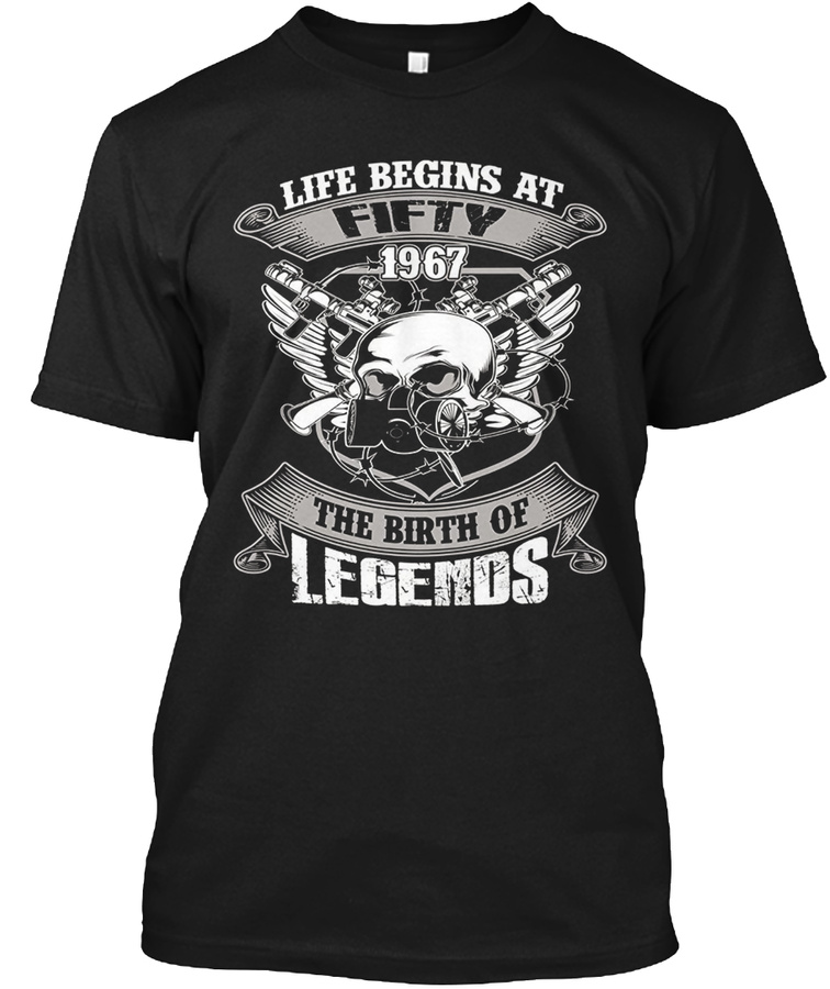 Life Begins At 50 Years- 1967 Tshirt Unisex Tshirt