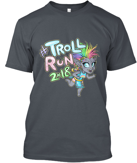 Troll Run 2k18 Heavy Metal T-Shirt Front