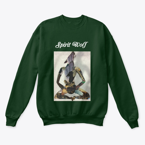 Spirit Wolf Designs Deep Forest  T-Shirt Front
