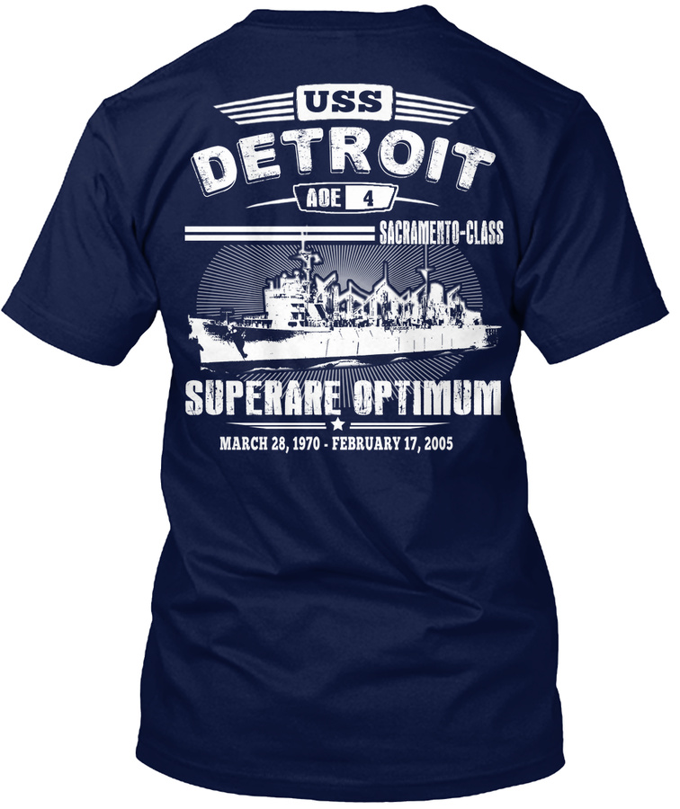 Ltd Edition Uss Detroit Tshirt