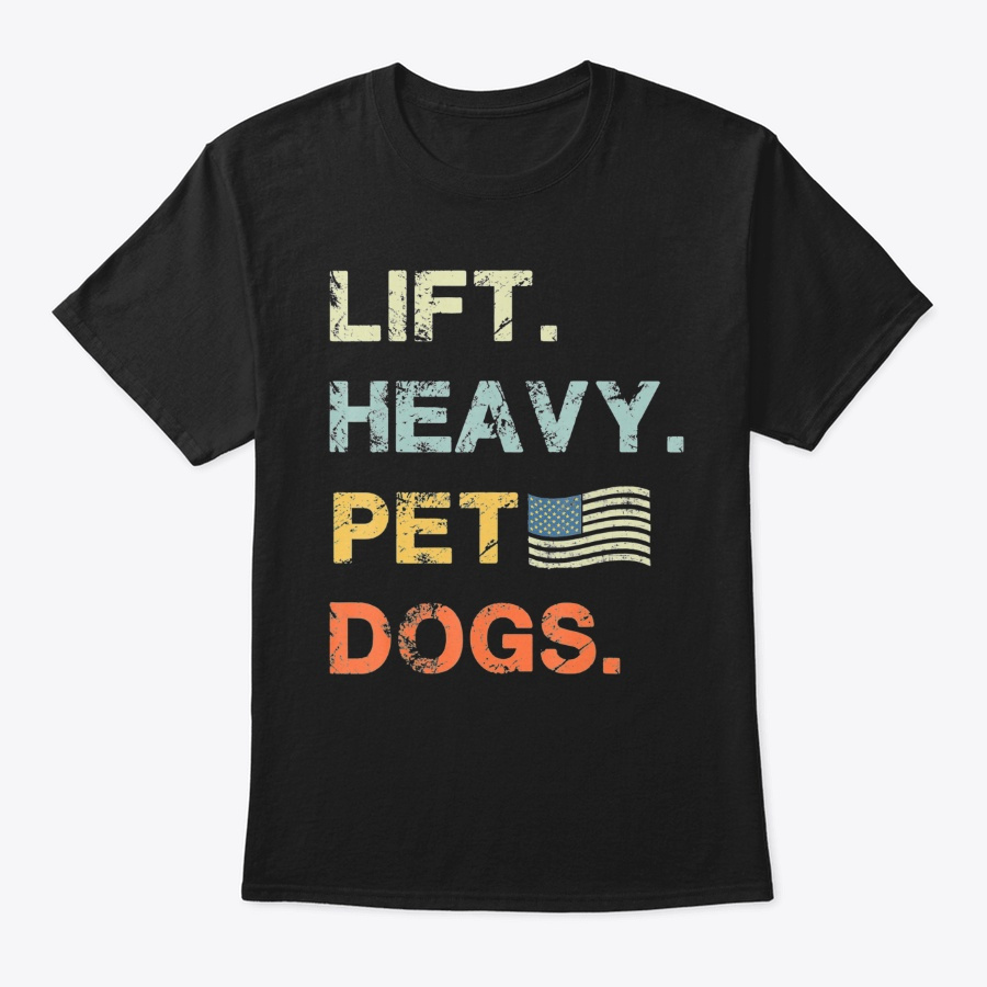 Vintage Lift Heavy Pet Dogs Gym T-shirt