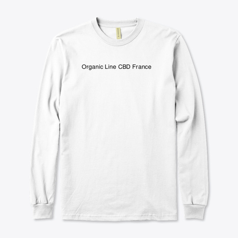 Organic Line Cbd France White T-Shirt Front
