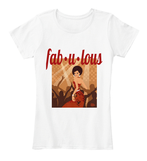 Fab U Lous White T-Shirt Front