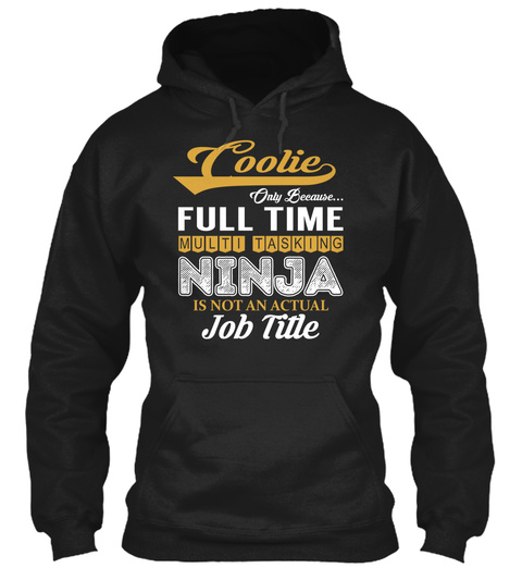 Coolie   Ninja Black T-Shirt Front