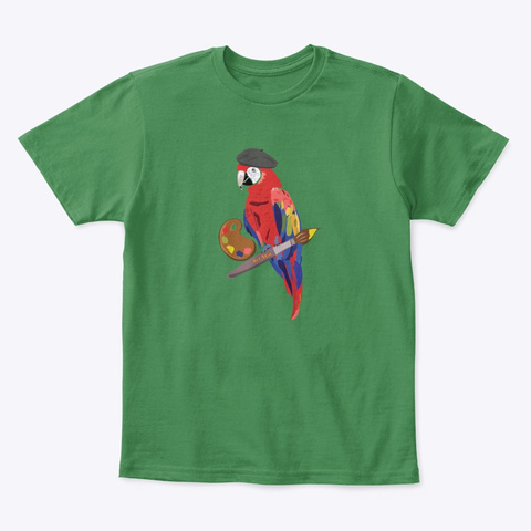 Artist Macaw  Kelly Green  T-Shirt Front