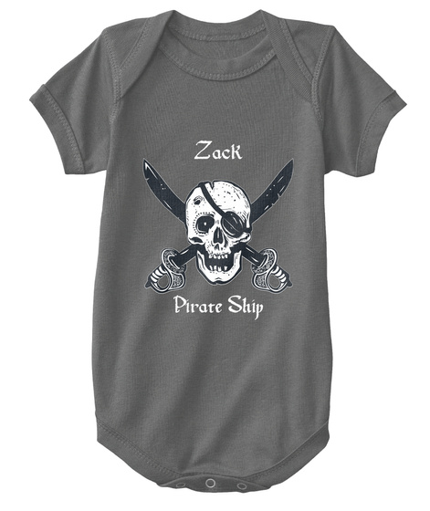 Zack's Pirate Ship Charcoal Kaos Front