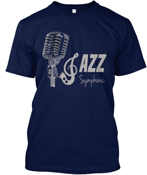 Jazz Symphonic Navy T-Shirt Front