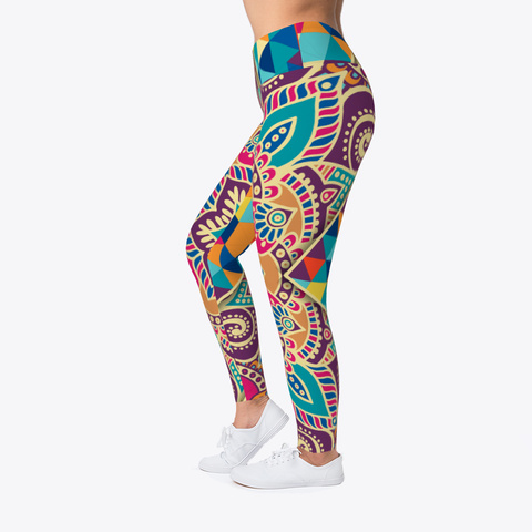 Specially Colorful Legging Mother's Day Black Kaos Left