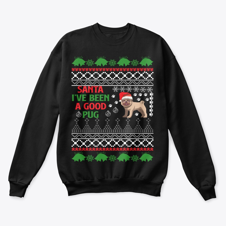 Pug Ugly Christmas Sweater Unisex Tshirt