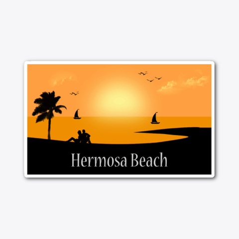 Hermosa Beach Standard áo T-Shirt Front
