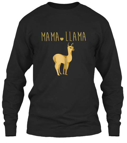 Womens Mama Llama Funny T Shirt Gift For