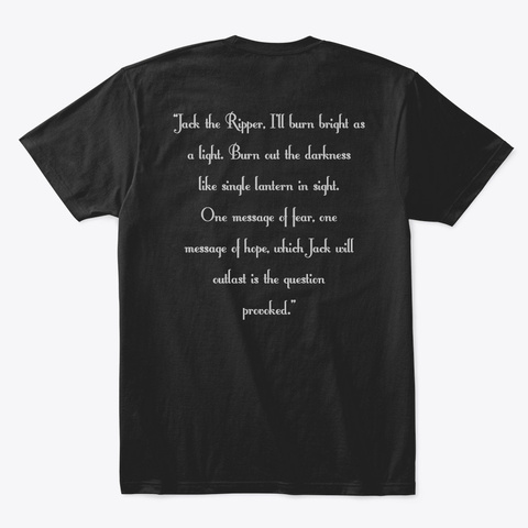 The Ripper Book Collection Black T-Shirt Back