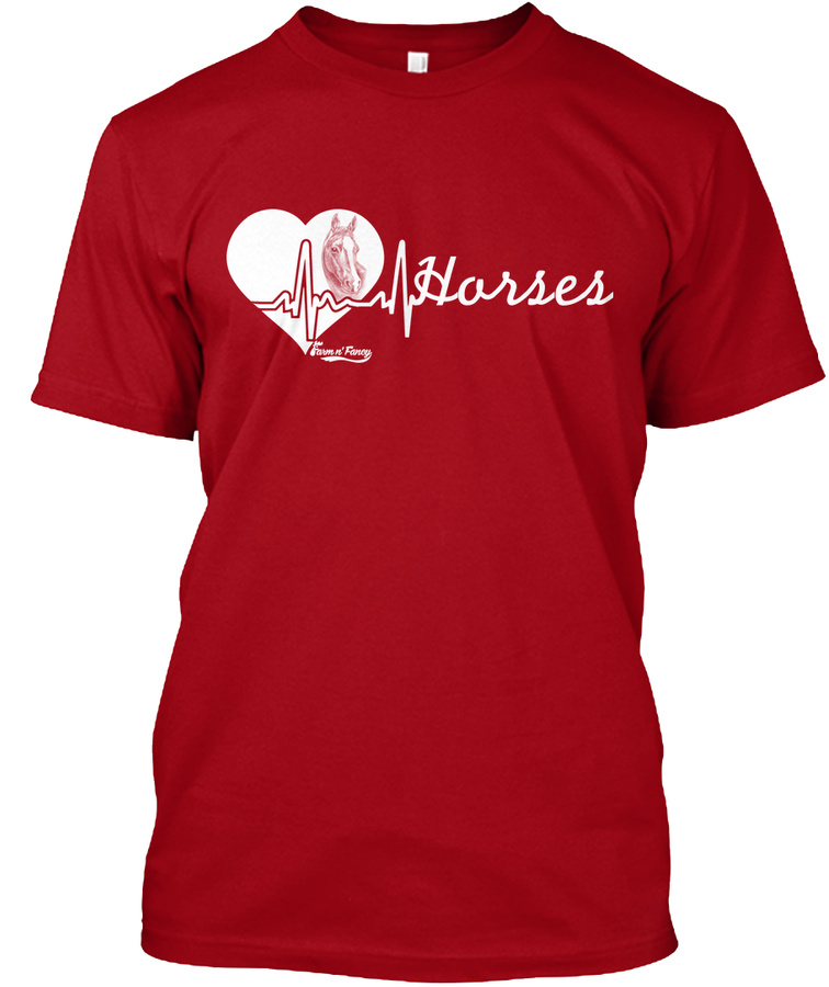 Horse Heartbeat Horse Lover Gifts Unisex Tshirt