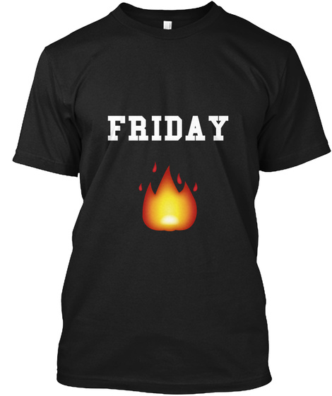 Friday Black T-Shirt Front