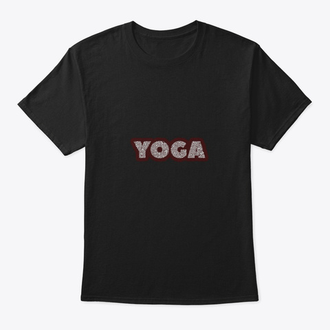 Yoga Shirt Yoga Shirt Meditation Yoga Ze Black T-Shirt Front