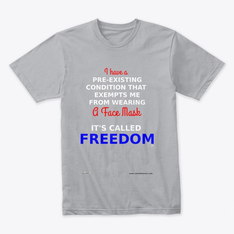 It's Called Freedom Heather Grey T-Shirt Front