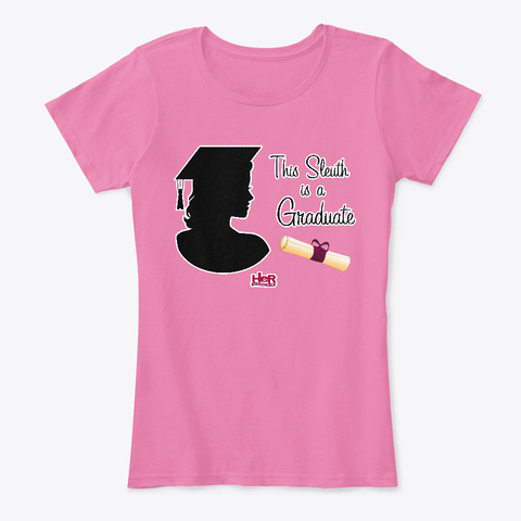 Nancy Drew Graduate True Pink T-Shirt Front