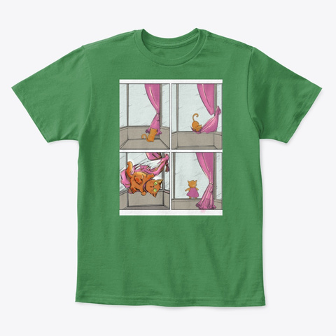 Super Cat Kismet Kelly Green  T-Shirt Front