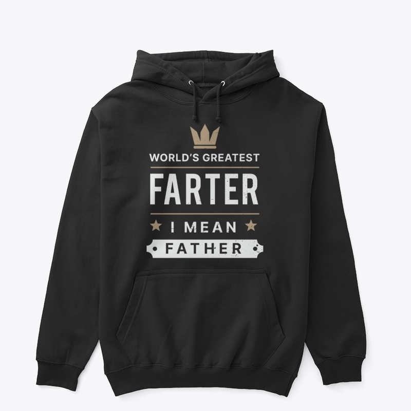 White I MEAN FATHER 3dRose wb_221400_1WORLDS GREATEST FARTER 21 oz Sports Water Bottle 