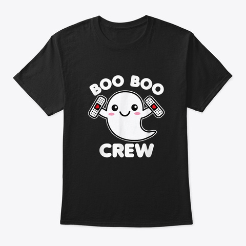 Boo Boo Crew Nurse Ghost Funny Kawaii Ha
