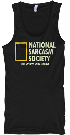 National Sarcasm Society Tshirt Sweater