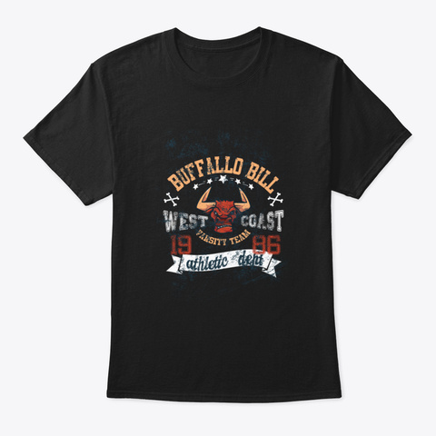 Buffalo Bill Black Camiseta Front