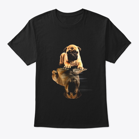 Bullmastiff Black T-Shirt Front
