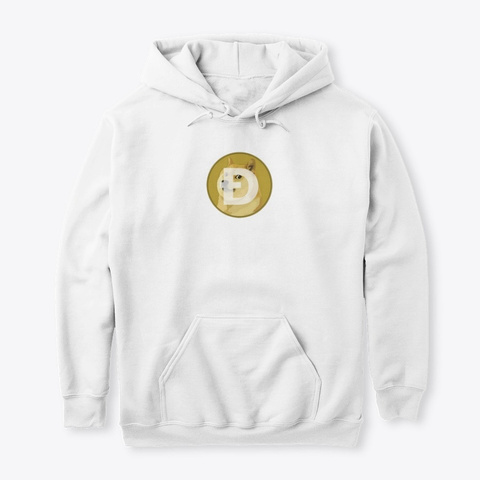 $Doge White T-Shirt Front