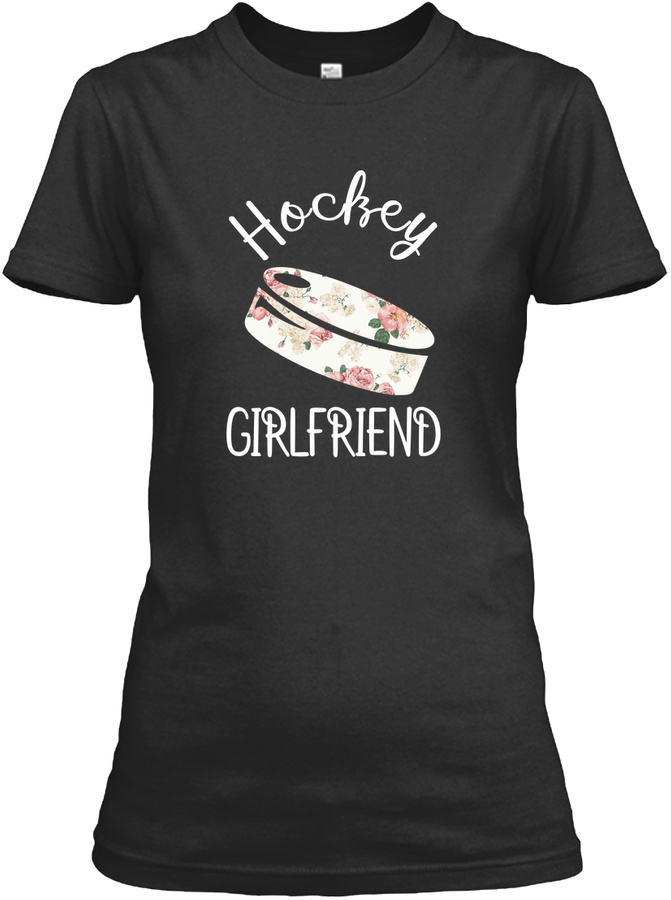 Flower Pattern Hockey Girlfriend Shirt Unisex Tshirt