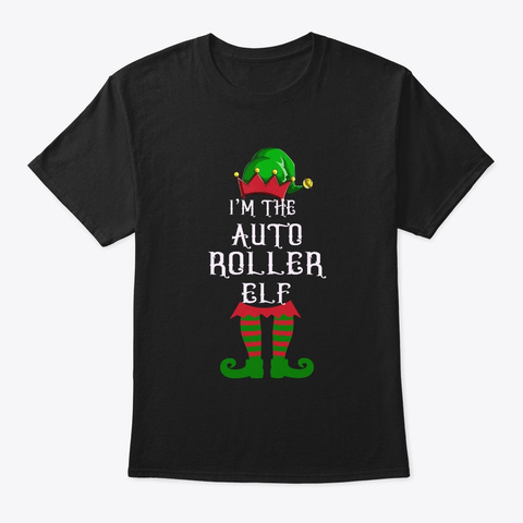 Auto Roller  Black T-Shirt Front