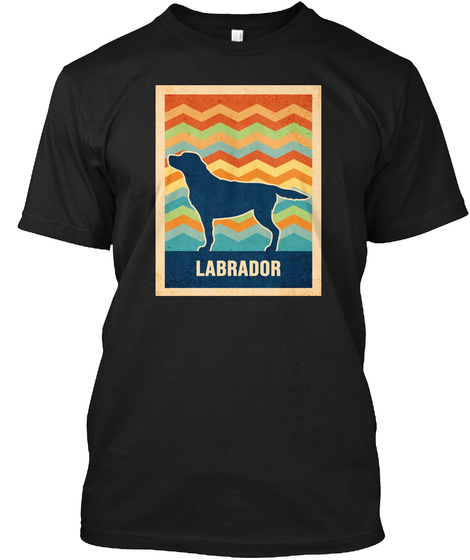 Retro Vintage Labrador Silhouette