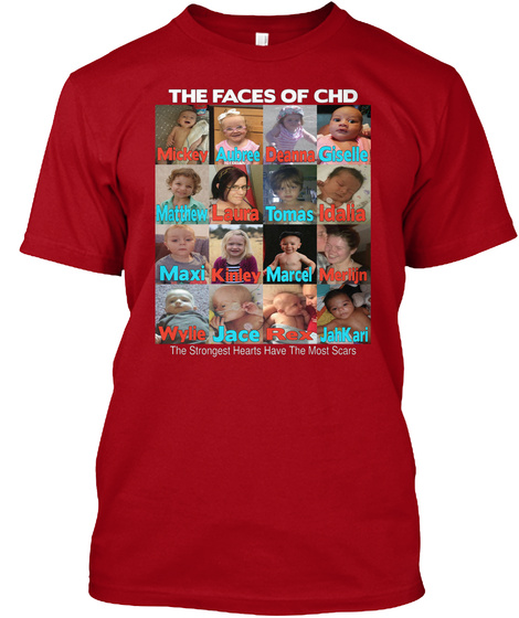 The Faces of CHD - Shirt 6 CHD Awareness Unisex Tshirt