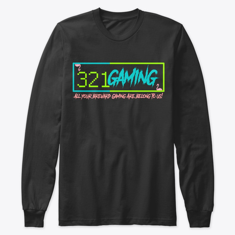 321 Gaming Classic Tank Black T-Shirt Front