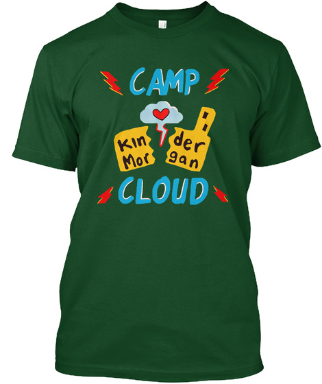 Camp Kinder Morgan Cloud Deep Forest T-Shirt Front